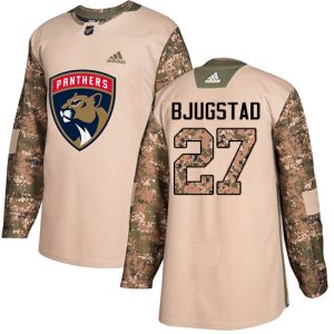 Herren Florida Panthers Eishockey Trikot Nick Bjugstad #27 Authentic Camo Veterans Day Practice